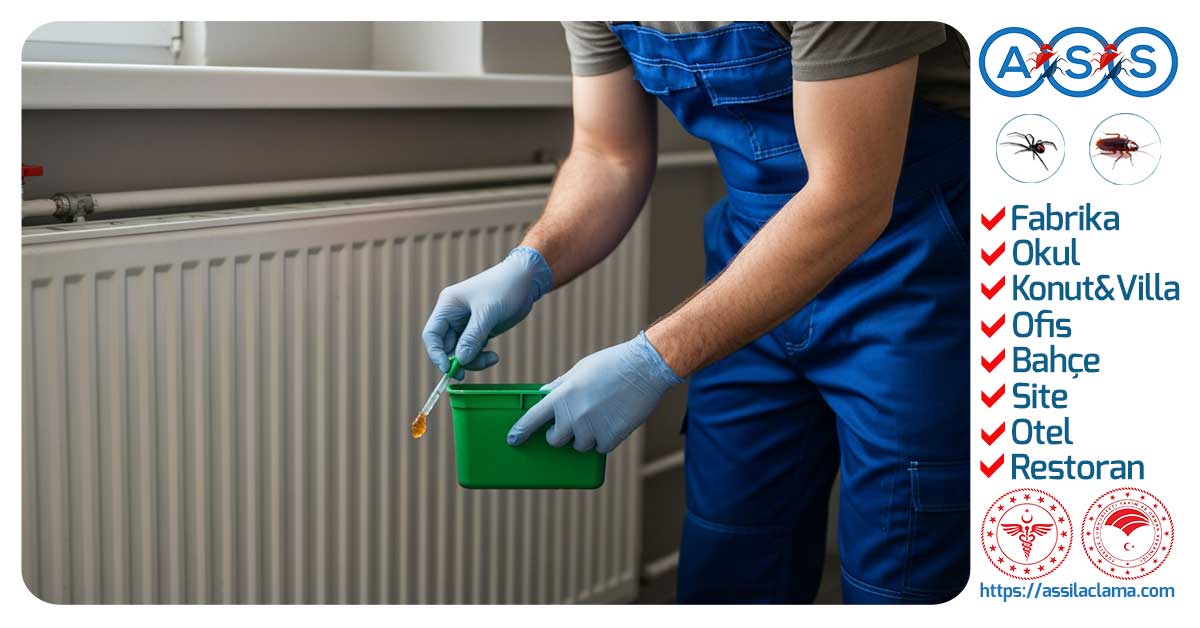 İstanbul Kalorifer Böceği İlaçlama – En Etkili Jel Uygulamaları